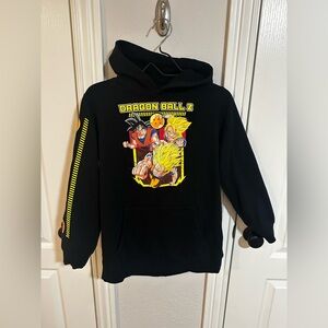 Dragon Ball Z Super Saiyan Hoodie Kids XL | Anime Graphic | DBZ Sleeve